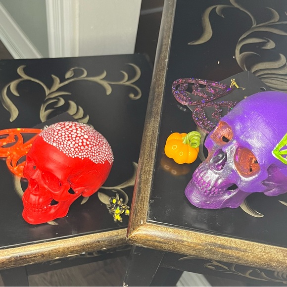 Custom made skull art💀🎨🖌️ - Picture 3 of 11